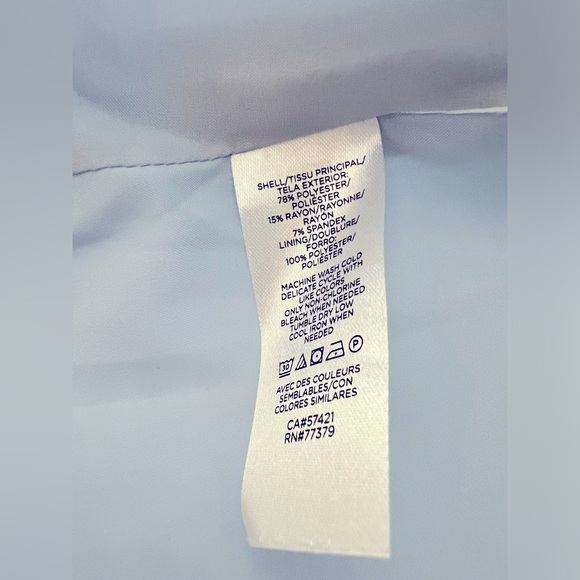 Ann Taylor Blazer/Jacket size 12 Light Blue - Picture 5 of 5